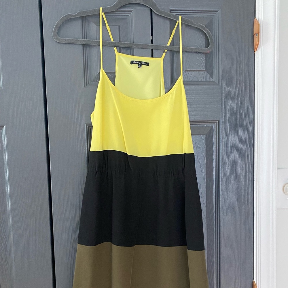 Madewell three color midi dress